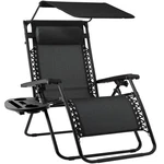 Best Choice Products Folding Zero Gravity Recliner Lounge Chair Canopy Side Tray. Fixed Price $69.99.