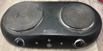 General Electric Dual Burner Hot Plate Black Model #169214 Tested Works. Fixed Price $21.00.