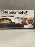 Maxi-matic Elite Gourmet Electric Double Buffet Burner Black. Fixed Price $17.49.