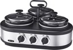Bella Triple Dipper Warming Tray (black/stainless Steel) - Brand New Box. Fixed Price $99.99.
