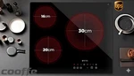 Evvo V60 3 Zone Touch Control Glass Ceramic Hob Black New. Fixed Price $162.74.