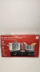 Ge Double Burner Hot Solid Die-cast Heating Electric 1500W Black. Fixed Price $19.74.