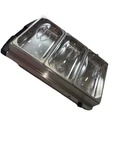 Oster Triple Station Buffet Server Clear Lids Warming Tray 2.5 Qt Commercial Pan. Fixed Price $89.99.