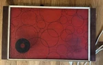 Red Thermo Glass Cornwall Electric Tray Hot Warming Plate Model 1142 Shl. Fixed Price $19.99.