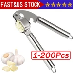 Garlic Press Crusher Squeezer Masher Mincer Stainless Steel Manual Kitchen Tool. Fixed Price $244.07.