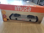 Imusa GAU-80312US Electric Double Burner 1750-WATTS, Stainless Steel, Silver. Fixed Price $45.00.