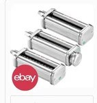 Aifeel Pasta Cutting Attachment Model No. MX1802 Set Of 3. Fixed Price $71.99.
