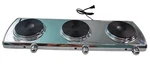 Cuisine Command Performance Triple Electric Burner MK-367 Working Silver. Fixed Price $30.33.