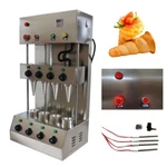 110V 4 Heads Commercial Electric Pizza Cone Forming Machine 2600W Bakery Dessert. Fixed Price $1279.25.