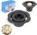 Baozi Maker MACHINE,6.57" Dumpling Momo Mold Plastic Large, Gray. Fixed Price $22.05.