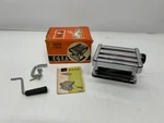 Vtg Egea Lusso 160 Made In Italy Hand Crank Pasta Maker Noodle Used W/ Box. Fixed Price $30.56.