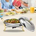 Stainless Steel Warmer Buffet Server Catering Chafer Chafing Food Container. Fixed Price $34.65.