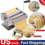 Stainless Fresh Pasta Maker Roller Machine For Spaghetti Noodle Kitchen Tool. Fixed Price $26.98.