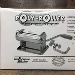 Poly-roller Polymer Clay Machine 7 From Fire Mountain Gems F23-3264TL. Fixed Price $49.95.