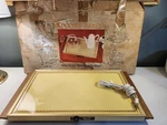 Vintage Electro Server Warming Tray Yellow Wood Mcm Food Warmer Box ES-3. Fixed Price $19.89.
