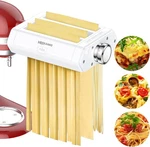 3-IN-1 Pasta Maker Attachment For Kitchenaid Stand Mixer Roller, Spaghetti. Fixed Price $55.89.