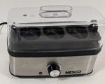 EC-10 Nesco Home Egg Cooker Stainless Steel Black Metal Ware Corp Breakfast. Fixed Price $23.99.