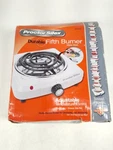 Proctor Silex Durable Fifth Burner White Single Coil Hot Plate Model 34101Y. Fixed Price $30.00.