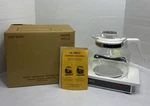 Mr. Coffee Model WD-12 Carafe Decanter Warmer White Cup W/original Box Usa. Fixed Price $30.00.