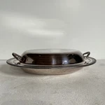 Wm Rodgers Mfg. Co. 4212 Silver Plated Oval Covered Double Vegetable Server. Fixed Price $35.00.