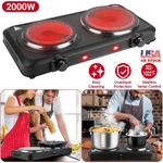 Electric Single/dual Burner Camping Heated Hot Plate Stove Outdoor. Fixed Price $51.96.