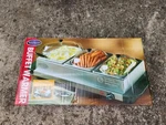 Nostalgia Electrics Buffet Cooker Food Warmer 3 Station Server Stainless Steel. Fixed Price $39.99.