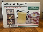 Marcato Atlas Multipast Pasta Maker 5 Type Set Villaware Ravioli Italy. Fixed Price $168.00.