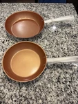 Nuwave Perfect Green Duralon 9" & 10.5" Nonstick Cookware Frying Pans Set- New!. Fixed Price $59.99.