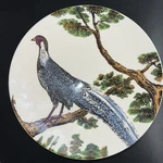 Cmg Thanksgiving Pheasant Ceramic Salad 2 Plates. Fixed Price $32.00.