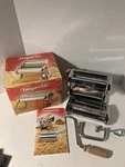 Imperia Pasta Machine Made Italy Hand Crank Manual Stainless W/ Box. Fixed Price $29.95.