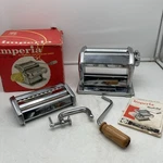 Imperia Sp 150 Noodle Pasta Maker Machine Chrome Torino Italy Vintage Orig Box. Fixed Price $24.99.