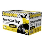 Commander 42 Gallon 2.5 Mil Black Heavy Duty Garbage Trash Bags 32" X 46" -.... Fixed Price $17.39.
