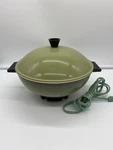 Vtg Cornwall Vintage Electric Bun Warmer Hot Food Server Avocado Vented Lid 2602. Fixed Price $21.99.