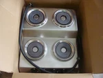 Vtg Silex Electric Counter Top Range Model FET-4 Burner Hot Plate Bloomfield. Fixed Price $152.00.