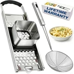 Spaetzle Maker, Metluck Stainless Steel Press With Strainer Skimmer,.... Fixed Price $21.84.