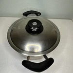 Amc Stainless Steel 8 3 Qt Pan Pot Double Handle With Lid. Fixed Price $34.99.