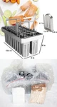 Wichemi Commercial Stainless Steel 20 Pc Popsicle Maker New Open Box. Fixed Price $74.99.
