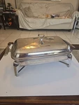 Chafing Dish Buffet Set Food Warmers & Lid Party Serving Kit, 15 X 10". Fixed Price $37.00.