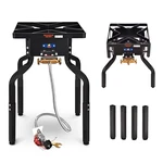 High Btu Single Propane Burner For Outdoor Cooking Gas Camp Stove. Fixed Price $94.99.