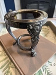 Vintage Silver Plated Chafing Dish, 7 With Lion Head/foot Accents. Fixed Price $45.00.