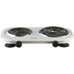 Brentwood Appl. TS-361W 1500W Double Electric Burner (white). Fixed Price $44.50.
