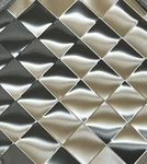 48X120 Diamond Stainless Steel Quilted Wall Back Splash Restaurant Food Truck. Fixed Price $199.00.