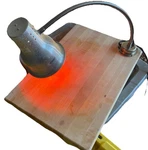 Carlisle HL8285B Flexiglow Heat Lamp With Cutting Board Carving Station. Fixed Price $300.00.