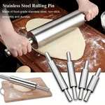 Stainless Rolling Pin Non-stick Pastry Dough Roller Baking Kitchen Tools. Fixed Price $21.99.