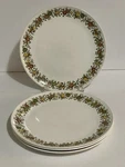 Set Of 4 Centura By Corningware Spice Life Salad Plates 5/8". Fixed Price $33.99.
