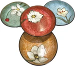 Ceramic Deep Plates For Kitchen, 8.5 In - Set Of 4 Steak,salad, Pas. Fixed Price $55.91.