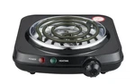 Single Coil Electric Burner And Hot Plate, 1100W, Black. Fixed Price $9.58.