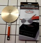 Stainless Steal Induction Interface 7.5" Disk Gas One # 50430 New. Fixed Price $19.99.