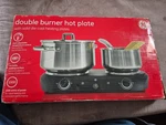 Ge - Double Burner Hot Plate 1500 Watt Electric Camping Rv. Fixed Price $24.99.