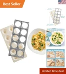 Sturdy Ravioli Tray And Press - Quick & Easy Pasta Maker For Home Cooks. Fixed Price $42.29.